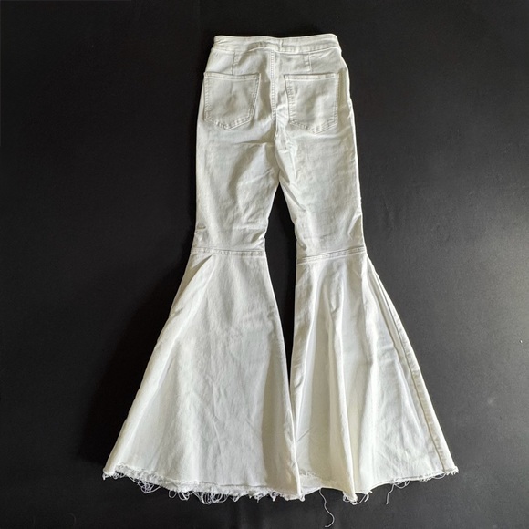 Free People Just Float On Flare Jeans white/27 - Picture 9 of 12